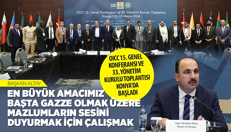 BAŞKAN ALTAY: “EN BÜYÜK AMACIMIZ BAŞTA GAZZE OLMAK ÜZERE MAZLUMLARIN SESİNİ DUYURMAK İÇİN ÇALIŞMAK”