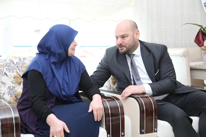 Başkan Türkel’den Şehit Annelerine ‘Anneler Günü’ ziyareti