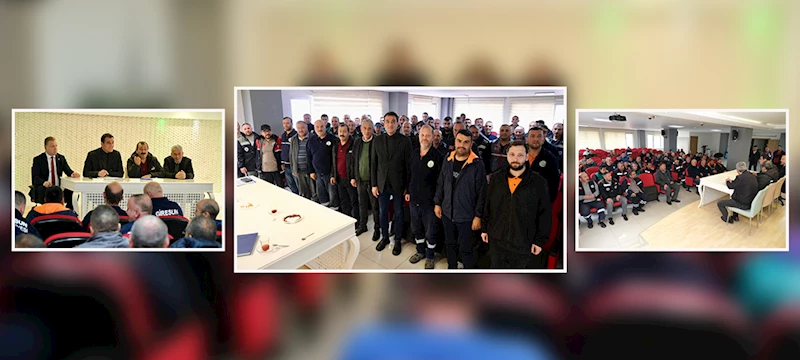BAŞKAN KÖSE TEMİZLİK İŞLERİ PERSONELLERİYLE BİR ARAYA GELDİ