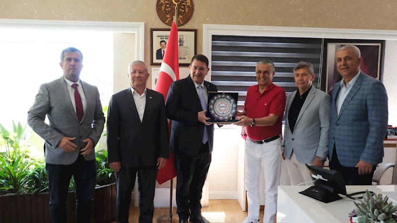 AESOB Başkanı Dere’den Başkan Topaloğlu’na ziyaret