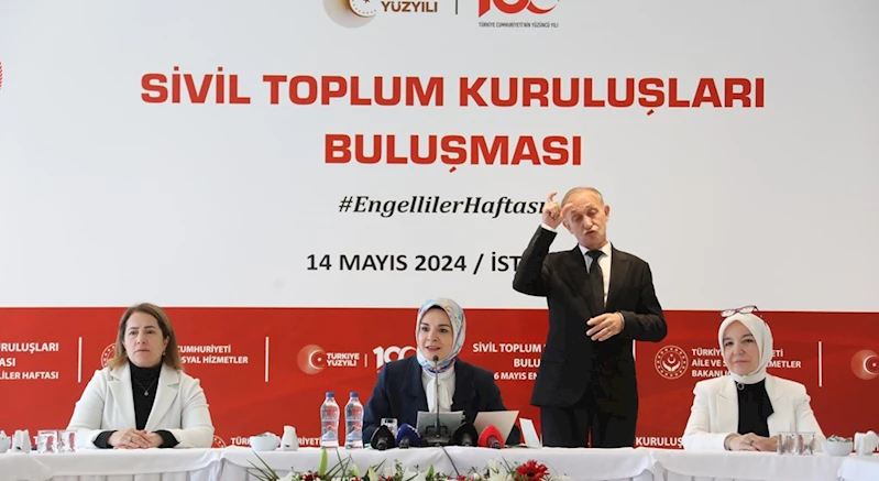 Aile ve Sosyal Hizmetler Bakanımız Göktaş,  Engelliler Haftası Kapsamında Sivil Toplum Kuruluşları Temsilcileriyle Buluştu