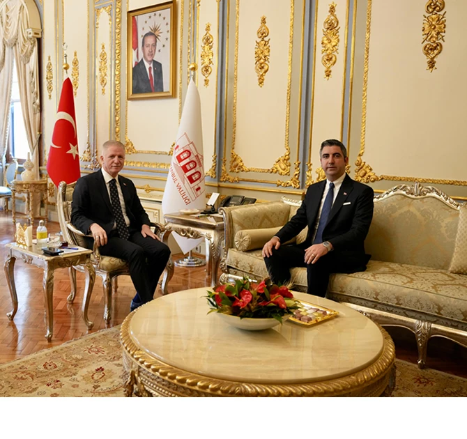 BAŞKAN GÖKHAN YÜKSEL’DEN İSTANBUL VALİSİ DAVUT GÜL’E ZİYARET