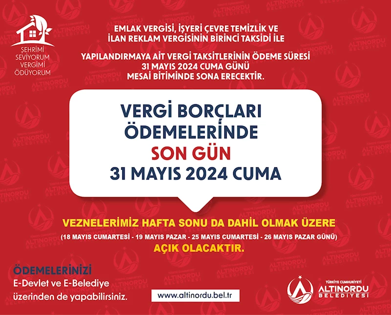 ŞEHRİMİ SEVİYORUM, VERGİMİ ÖDÜYORUM 