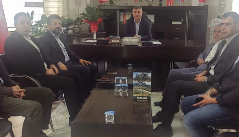 ADIYAMAN İL KÜLTÜR VE TURİZM MÜDÜRÜMÜZDEN BELEDİYE BAŞKANIMIZA ZİYARET
