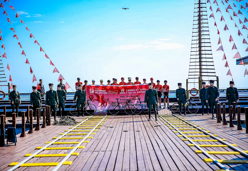 Samsun’dan teslim alınan Türk bayrağı Özarslan’a teslim edilecek