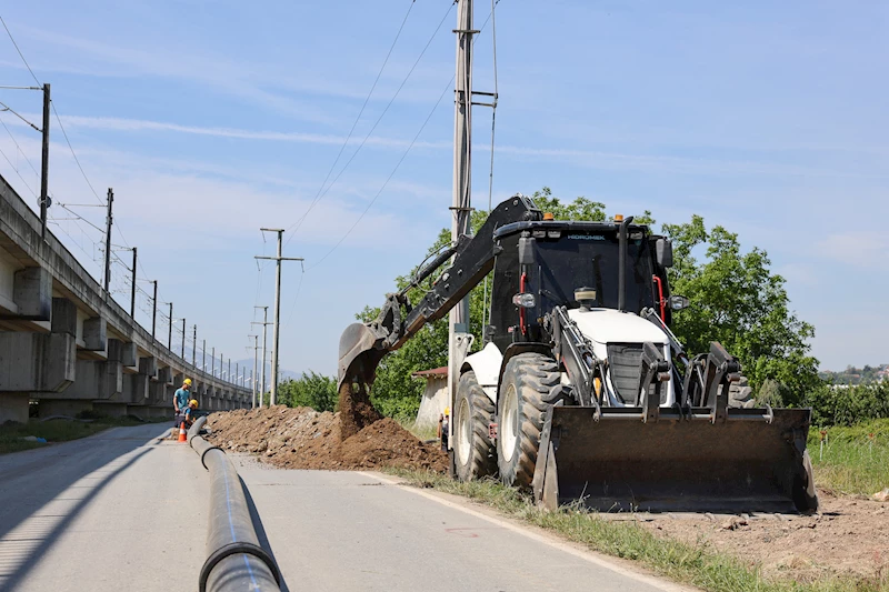 Alifuatpaşa’nın 4 bin 500 metrelik yeni altyapı hattında çalışmalar devam ediyor
