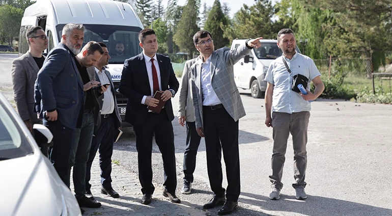 BAŞKANIMIZ KAHVECİ’DEN SAHA İNCELEMESİ