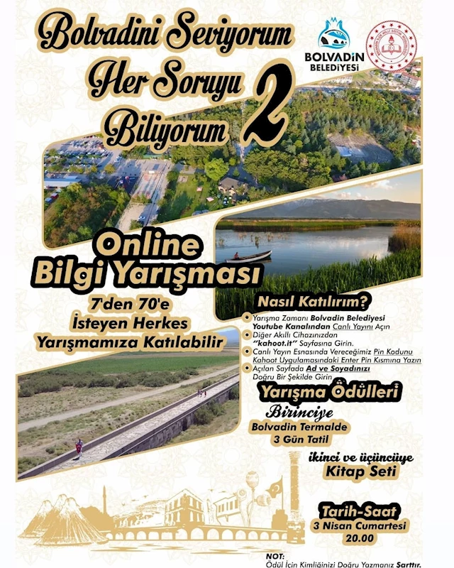 “BOLVADİN’İ SEVİYORUM HER SORUYU BİLİYORUM 2”