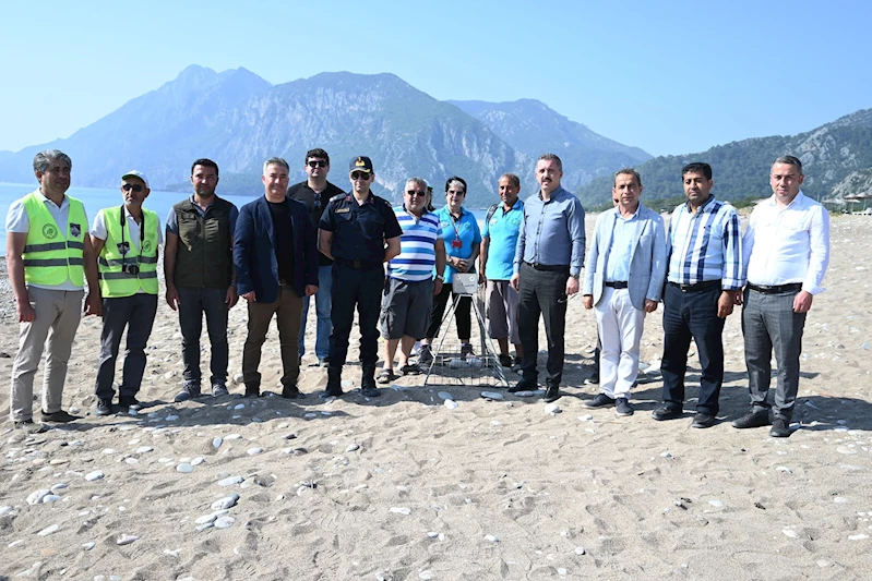 Kemer’de “Caretta caretta ilk yuva” etkinliği