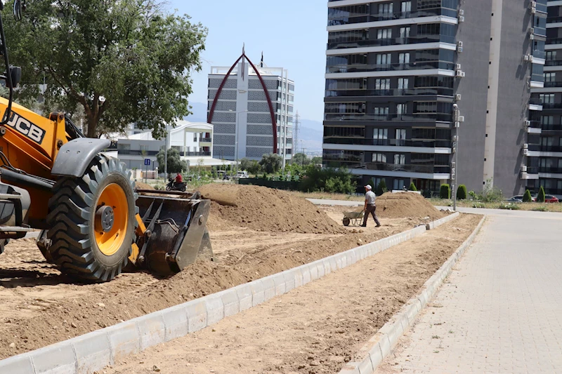 Nazilli’ye donanımlı yeşil alan kazandırılıyor