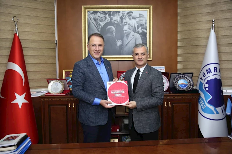İSTANBUL BEYLİKDÜZÜ BELEDİYE BAŞKANI BAŞKANIMIZI MAKAMINDA ZİYARET ETTİ