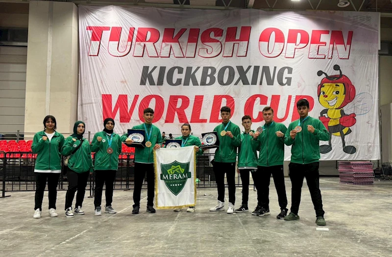 MERAM, DÜNYA ŞAMPİYONASI’NDA MADALYA ŞOV YAPTI
