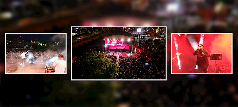 KONSERLER MÜZİK SEVERLERİ COŞTURDU