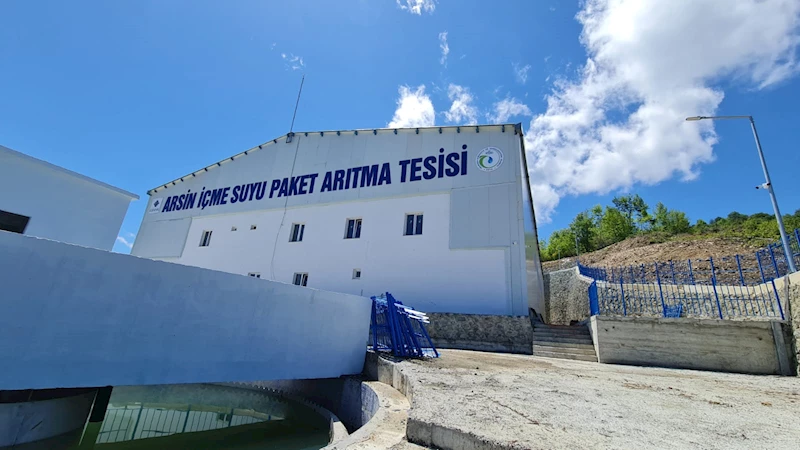 ARSİN’İN İÇME SUYU  SORUNU SON BULUYOR