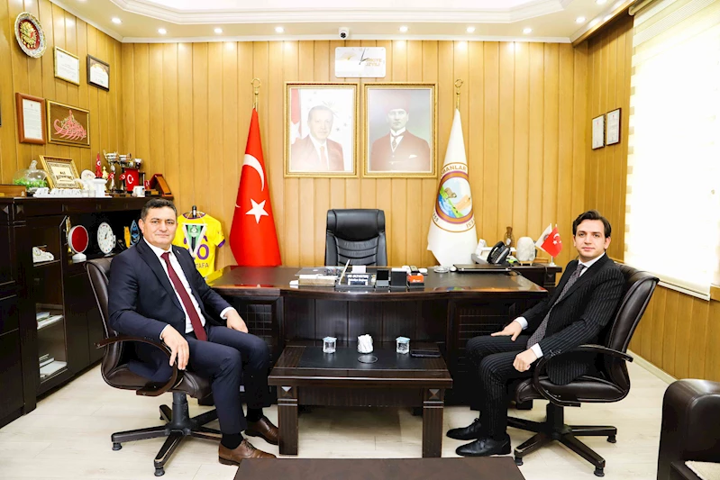 Kaymakamımız Sedat Akpınarı Belediyemizde Misafir Ettik.