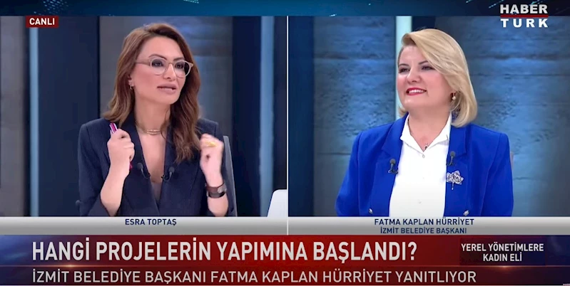 BAŞKAN HÜRRİYET HABERTÜRK’E KONUK OLDU