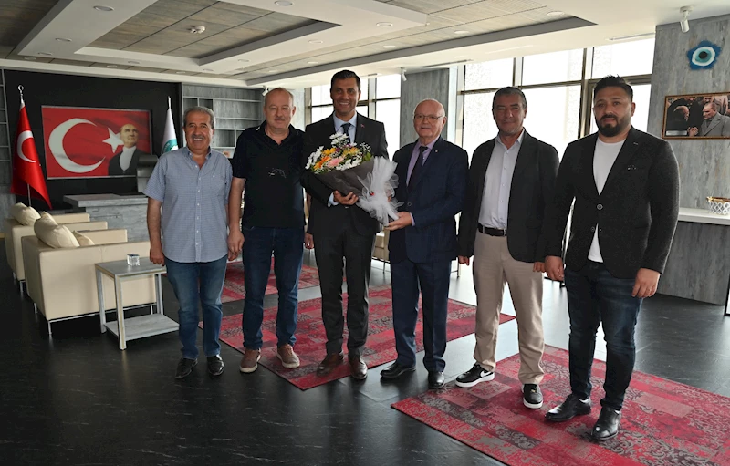 Halil Kırlı ve Yönetiminden Başkan Zeyrek’e Ziyaret