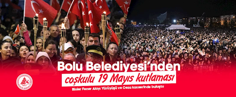 Bolu Belediyesi’nden coşkulu 19 Mayıs kutlaması
