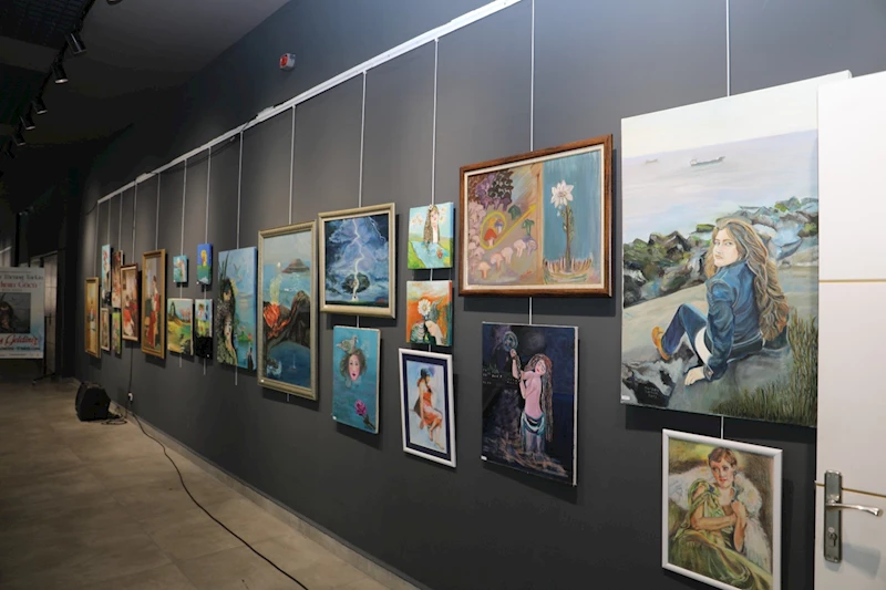 “KADININ GÜCÜ” RESİM SERGİSİ NİKOMEDİA SANAT GALERİSİ’NDE SANATSEVERLERLE BULUŞTU