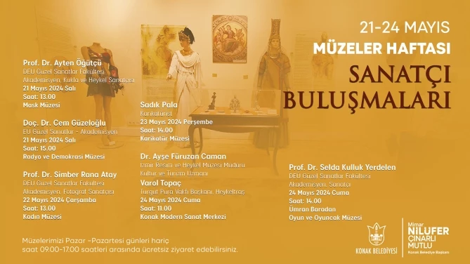 Konak’tan Müzeler Haftası’nda Etkinlik Yağmuru