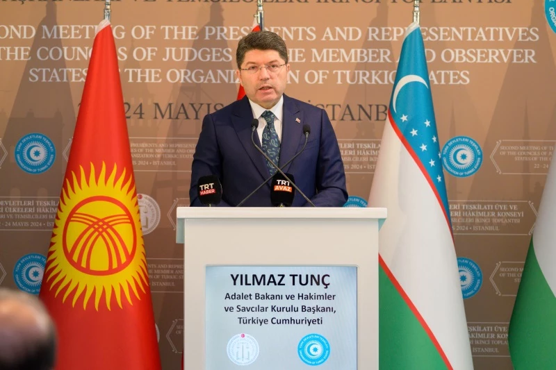 BAKAN TUNÇ, TDT ÜYE VE GÖZLEMCİ ÜLKELERİ HAKİMLER KONSEYİ BAŞKANLARI VE TEMSİLCİLERİ TOPLANTISI
