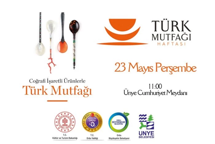 ÜNYE’DE TÜRK MUTFAĞI HAFTASI’NA DAVET