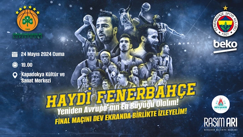 Nevşehir Belediyesi Final-Four İçin Dev Ekran Kuruyor