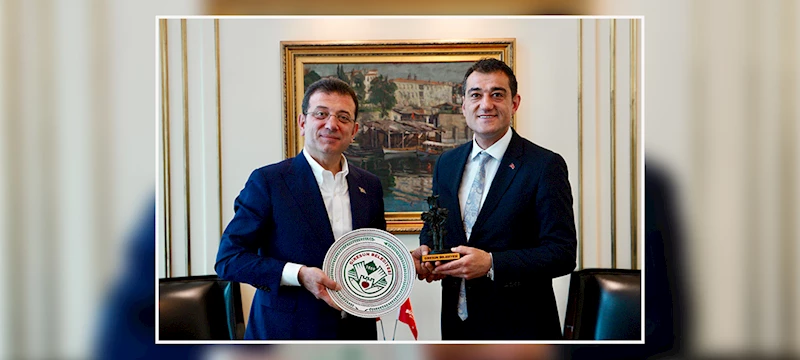BAŞKAN FUAT KÖSE İBB BAŞKANI İMAMOĞLU’NU ZİYARET ETTİ
