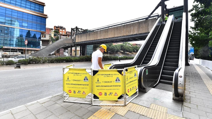 Asansör ve yürüyen merdivenlerin bakımı için özel ekip kuruldu