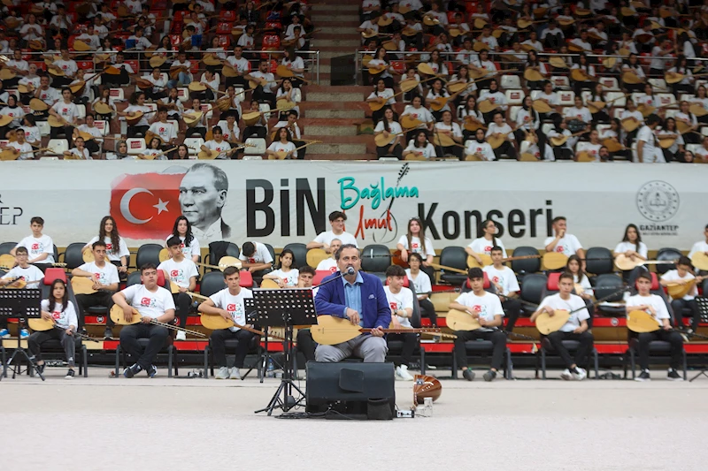 GAZİANTEP BÜYÜKŞEHİR’DEN BİN BAĞLAMA BİN UMUT KONSERİ