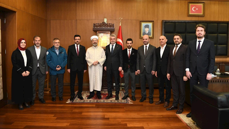 Başkan Görgel, Diyanet İşleri Başkanı Erbaş’ı Ağırladı