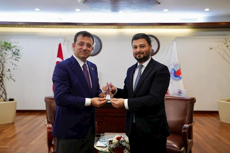 İMAMOĞLU’NDAN KAĞITHANE BELEDİYE BAŞKANI ÖZTEKİN’E TEBRİK ZİYARETİ