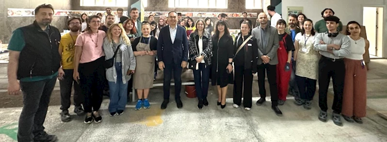 Seramik Mozaik Yüzey Kaplama Projesi Son Etap Çalışmaları Devam Ediyor