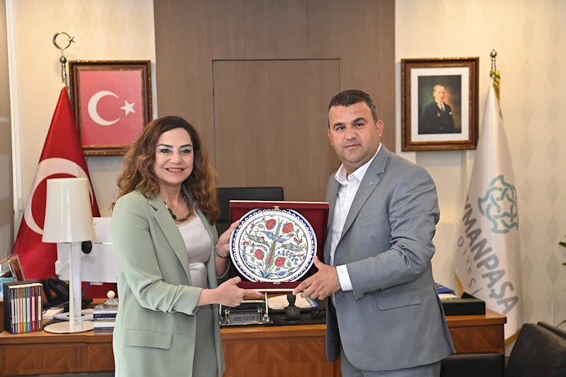 Başkan Volkan Nallar Büyükşehir Başkanı Candan Yüceer’i ağırladı