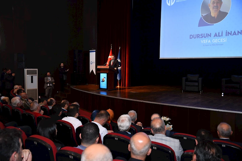 BAŞKAN GENÇ: DURSUN ALİ İNAN DOĞDUĞU TOPRAKLARA VEFASINI GÖSTERDİ