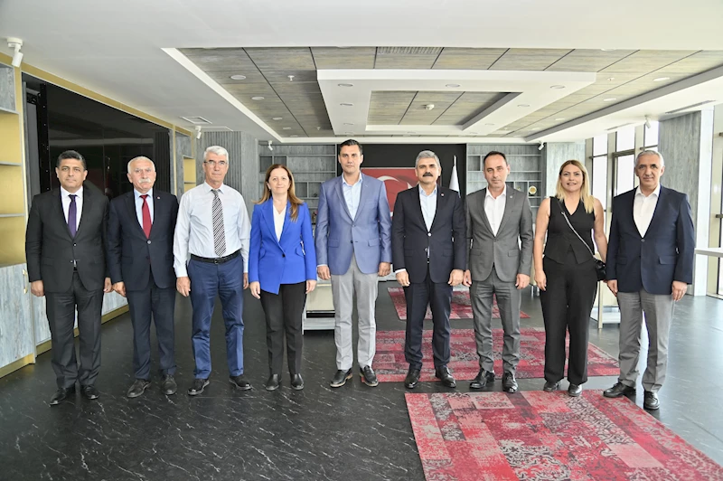 Başkan Zeyrek DİSK Heyetini Konuk Etti