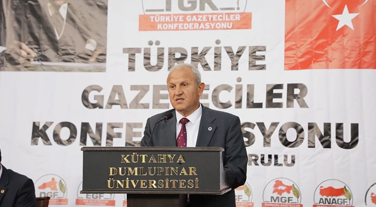 BAŞKAN YARDIMCIMIZ EKİCİ GAZETECİLER KONFEDERASYONU TOPLANTISINA KATILDI