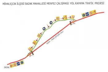 SÜRÜCÜLERE MİHALIÇÇIK SAZAK YOLU UYARISI