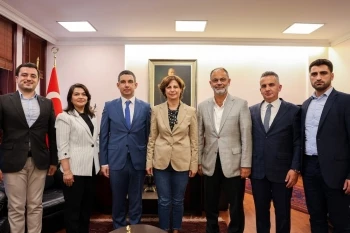 TÜRK HAVA KURUMU ESKİŞEHİR ŞUBESİ BAŞKAN ÜNLÜCE’Yİ ZİYARET ETTİ