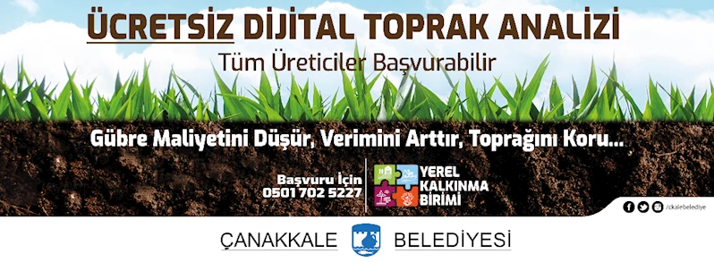 Ücretsiz Dijital Toprak Analizi Hizmeti Devam Ediyor…