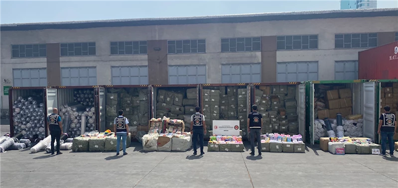 Ticaret Bakanlığı Gümrük Muhafaza Ekipleri  Mersin ve Kocaeli’de Rekor Yakalamalara İmza Attı!
