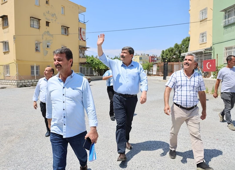 BAŞKAN YILDIZ, HALKKENT MAHALLESİ’NDE TEMİZLİK VE ÇEVRE DÜZENLEME ÇALIŞMALARINI İNCELEDİ