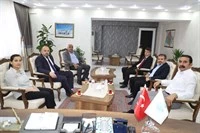 Vedaş Heyeti’nden Eş Başkanlarımıza ziyaret.