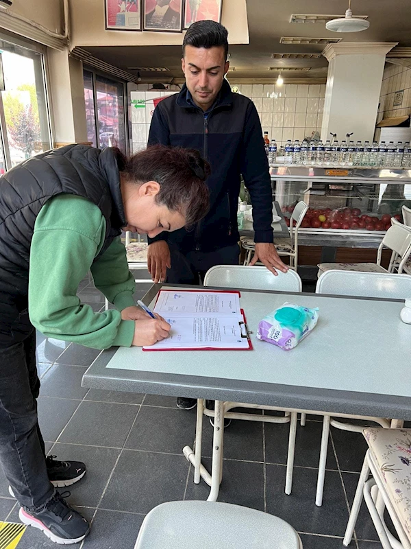 Zabıta Ekiplerimiz Kafe ve Lokantalarda Fiyat Etiketi Denetimi Yaptı