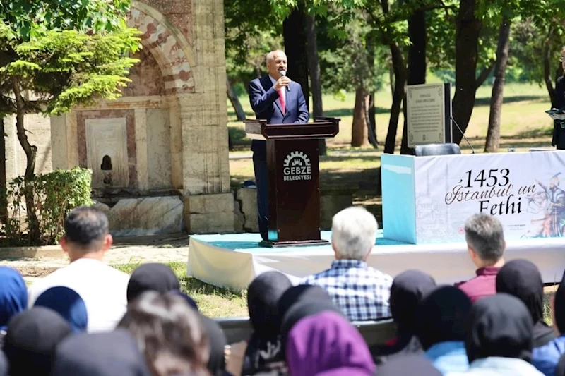 İstanbul’un Fethine Gebze’de Hünkar Çayırında