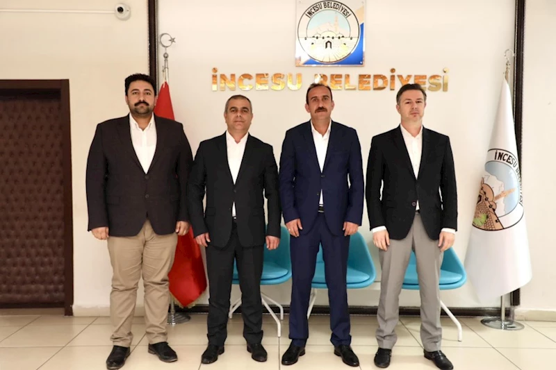 Kayseri Su ve Kanalizasyon İdaresi Genel Müdürü (KASKİ) Sn. Yavuz Çağan ve Yönetim Kurulu Üyeleri Belediye Başkanımız Av. Mustafa İlmek