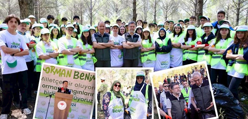 BAKAN YUMAKLI “ORMAN BENİM” KAMPANYASINI MUĞLA’DAN BAŞLATTI