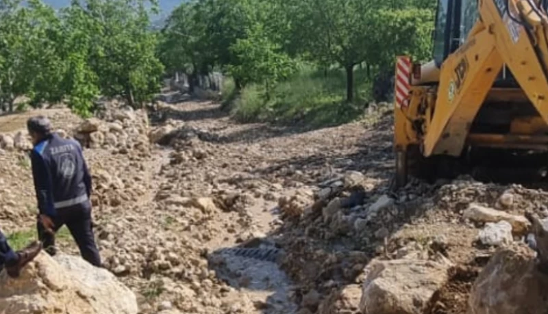 ÇANAKCI DA SU TAŞKINLARI MEYDANA GELDİ