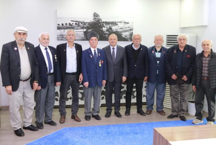 GAZİLERDEN BAŞKAN TAVLI’YA HAYIRLI OLSUN ZİYARETİ
