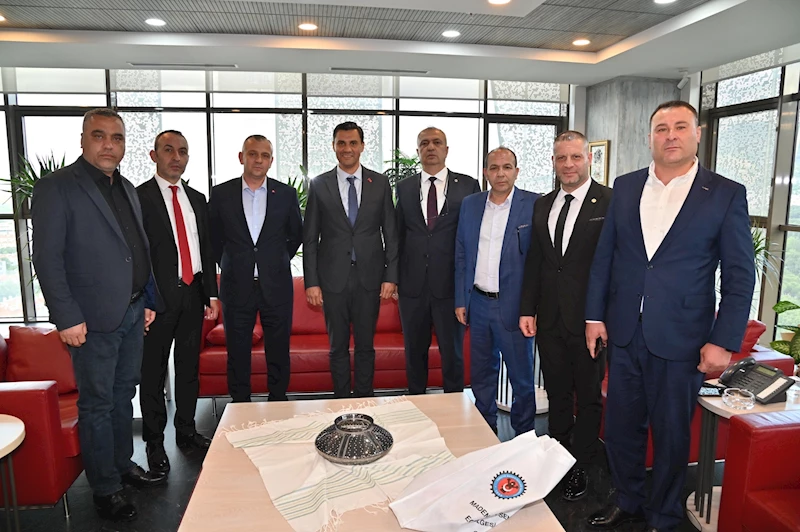Başkan Zeyrek, Sendika Temsilcilerini Ağırladı